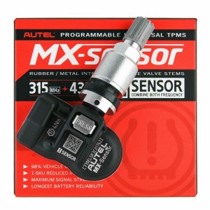 Autel 1-Sensor TPMS 433/315 MHz pressure sensor with aluminium valve
