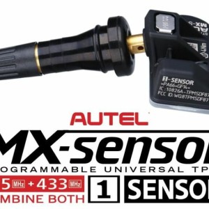 Autel 1-Sensor 433/315 MHz TPMS pressure sensor with rubber valve