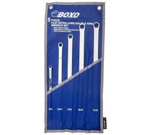 Double end ring wrenches BOXO 5 pcs