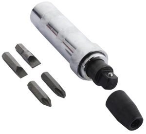 Mannesmann + 4 bits 1/2 "S2 impact screwdriver