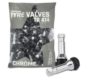 Valve TR414 CH chromed for aluminum rims - 100 pcs